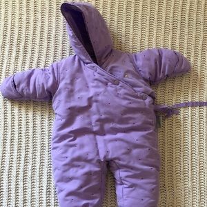 Baby girl snowsuit